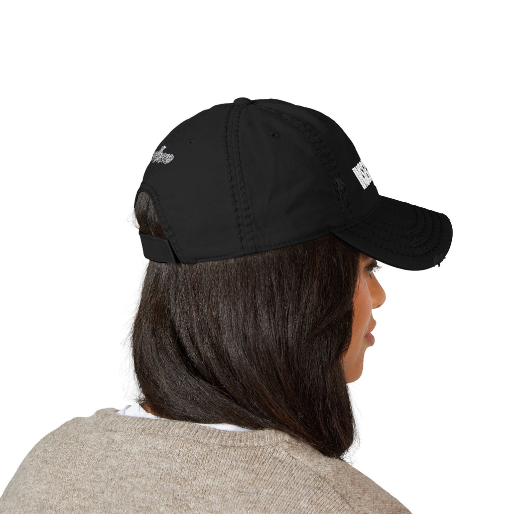 UNHINGEDBrands “INSECURITY” Distressed Dad Hat