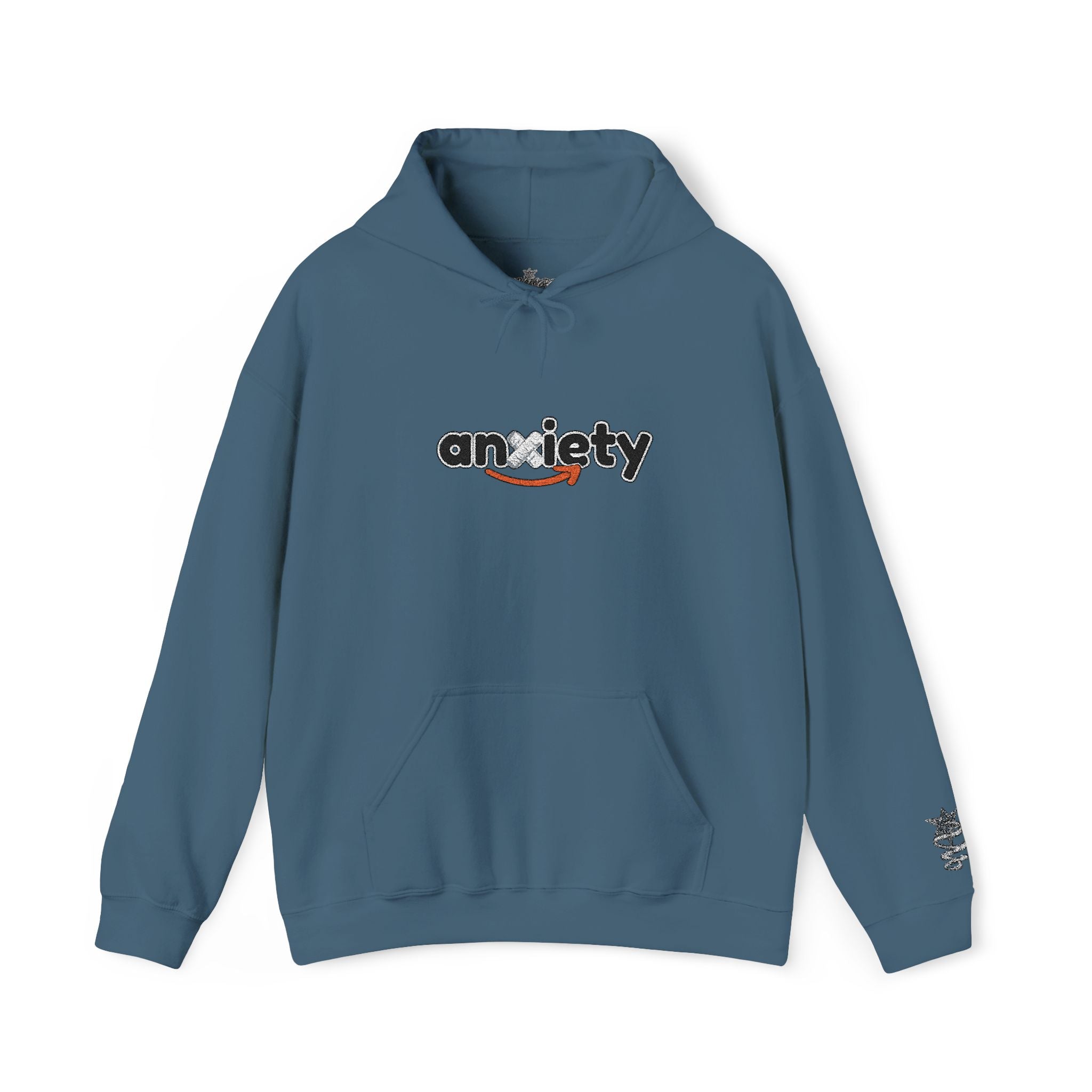 UNHINGEDBrands “anxiety” Pullover Hoodie