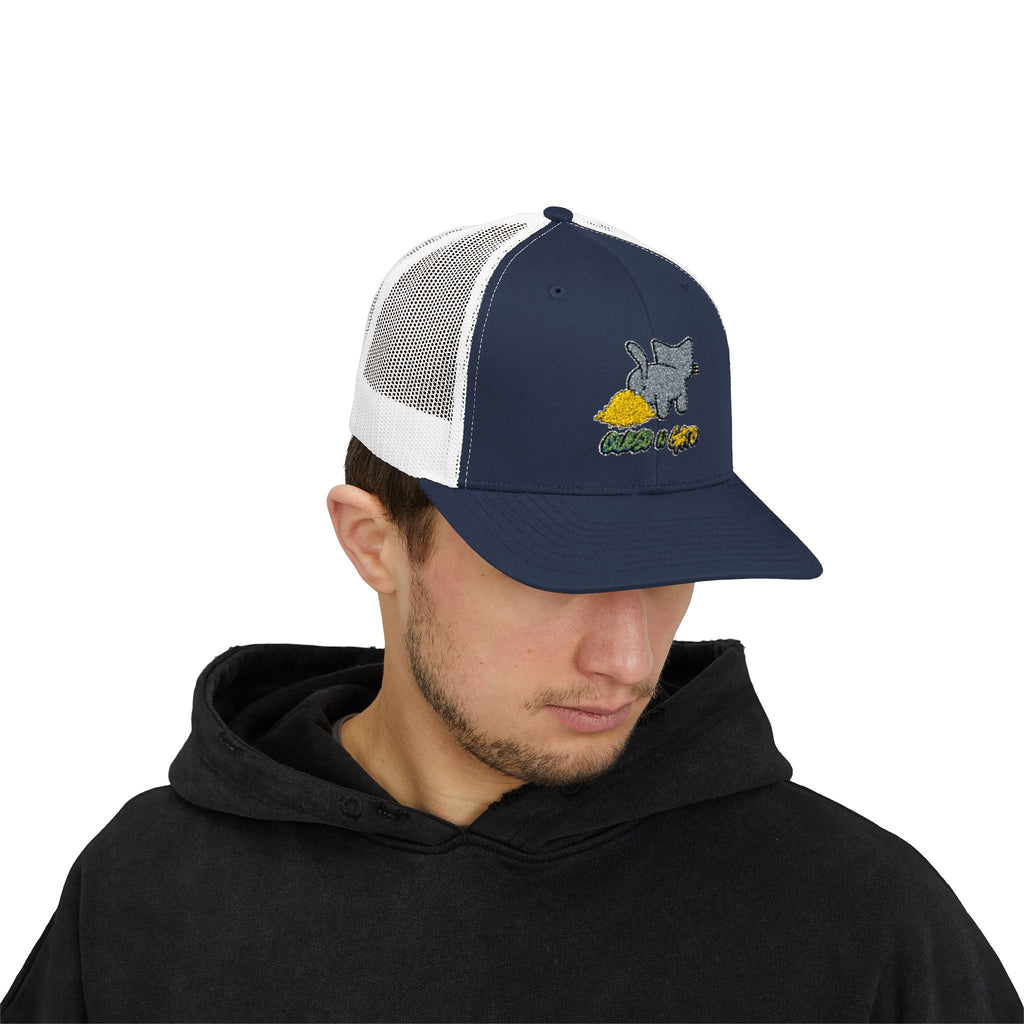 UNHINGEDBrands “Queso N Gato” Trucker Hat
