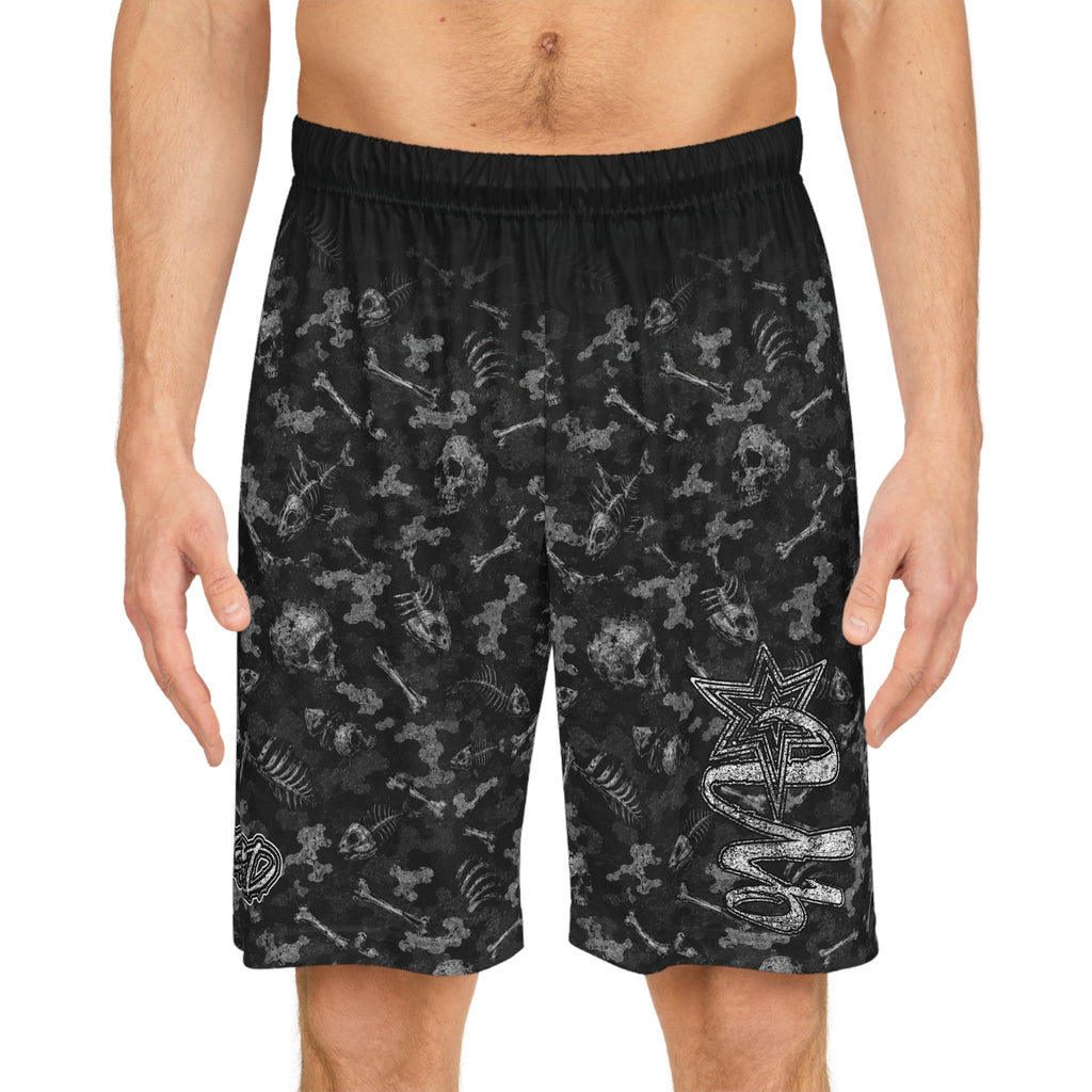 Copy of Camo Graffiti Basketball Shorts — All-Over Print Athletic Shorts