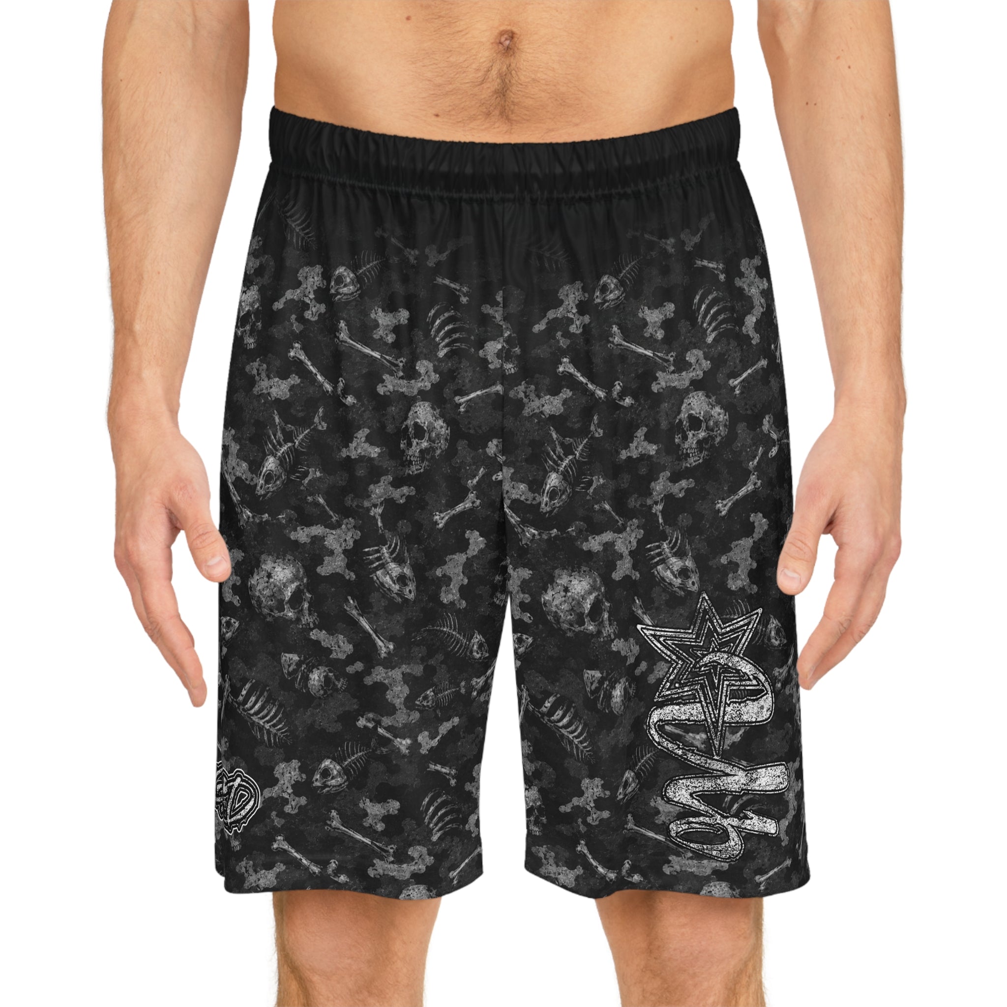 Copy of Camo Graffiti Basketball Shorts — All-Over Print Athletic Shorts