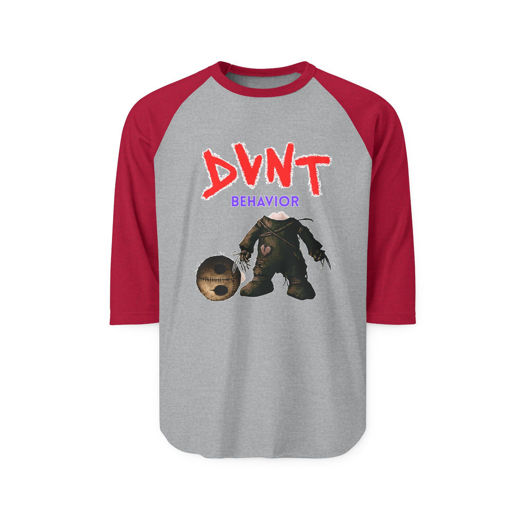 UNHINGEDBrands “DVNT behavior” Baseball Tee