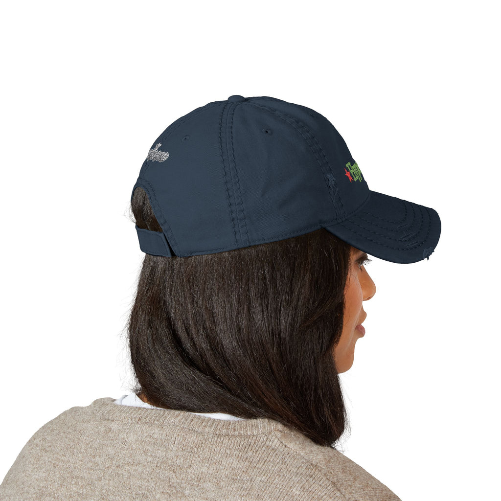 UNHINGEDBrands "Hyperfocus"  Distressed Dad Hat