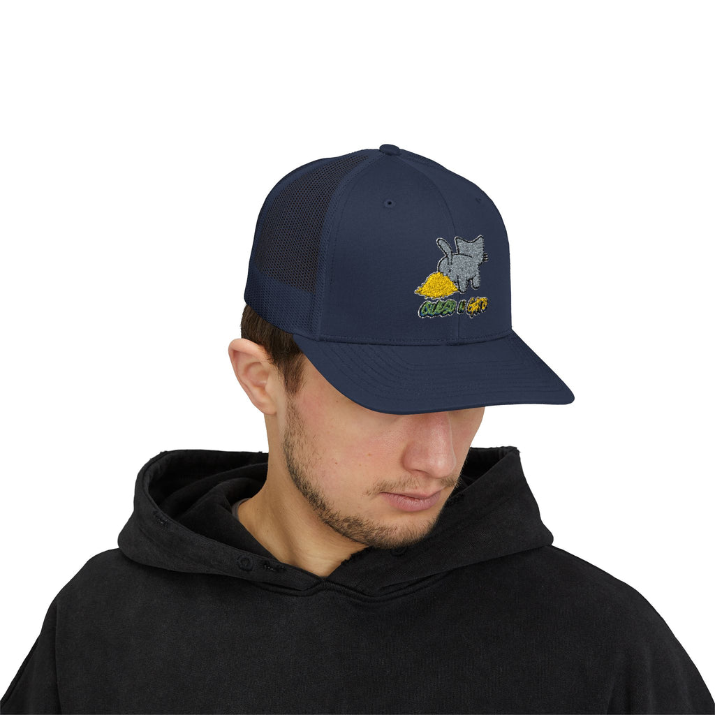 UNHINGEDBrands “Queso N Gato” Trucker Hat