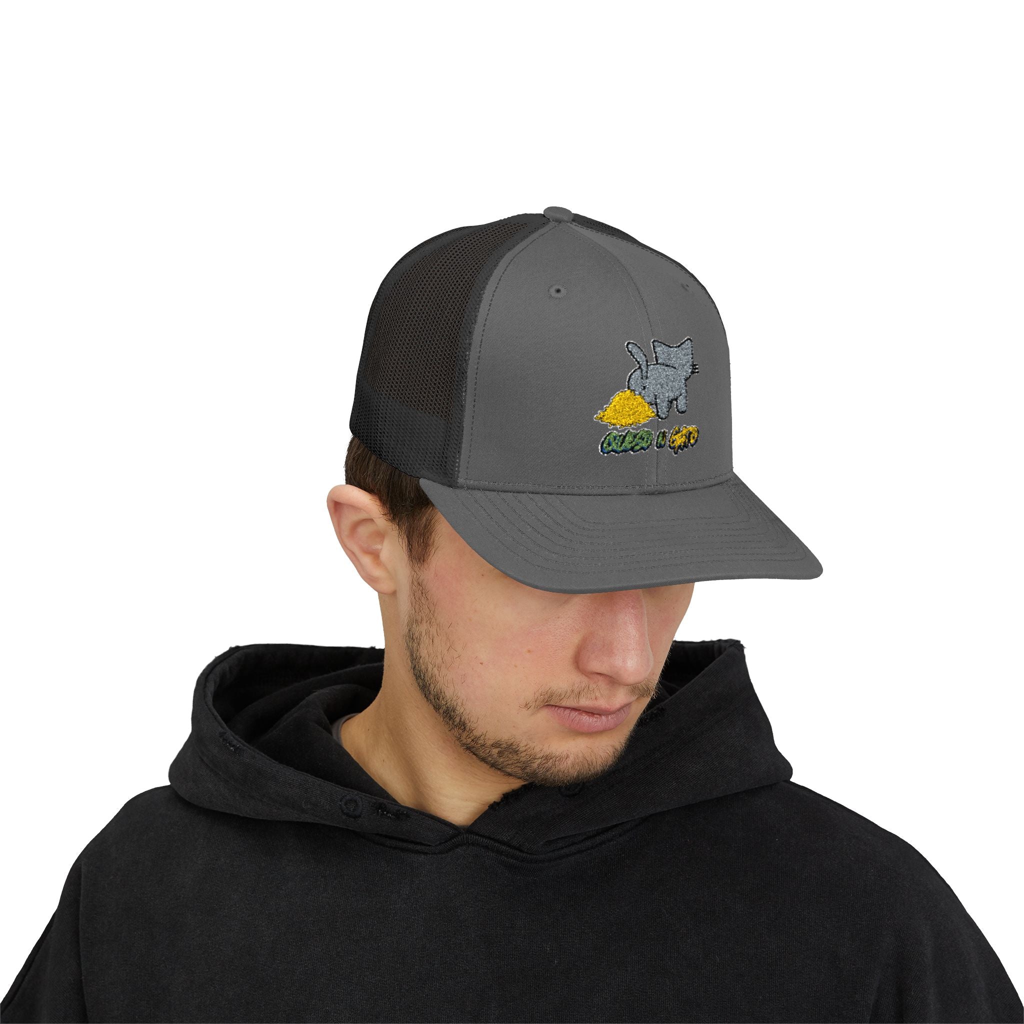 UNHINGEDBrands “Queso N Gato” Trucker Hat