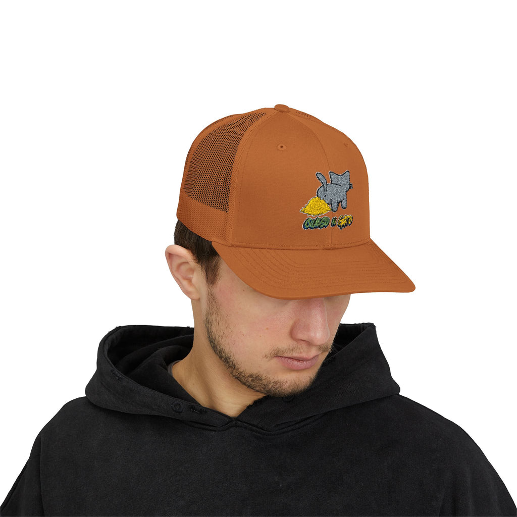 UNHINGEDBrands “Queso N Gato” Trucker Hat