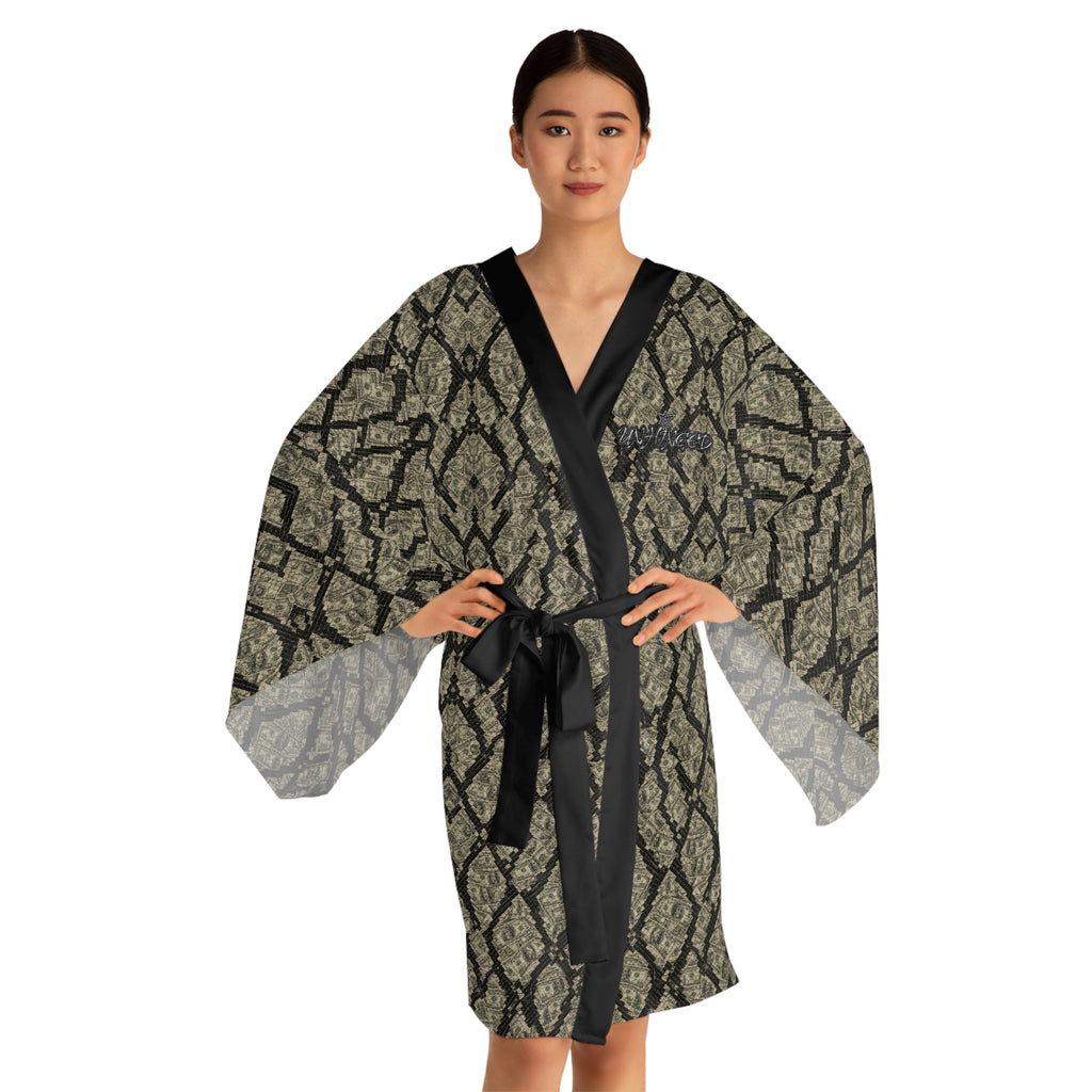 UNHINGEDBrands “Bandaconda” Kimono robe