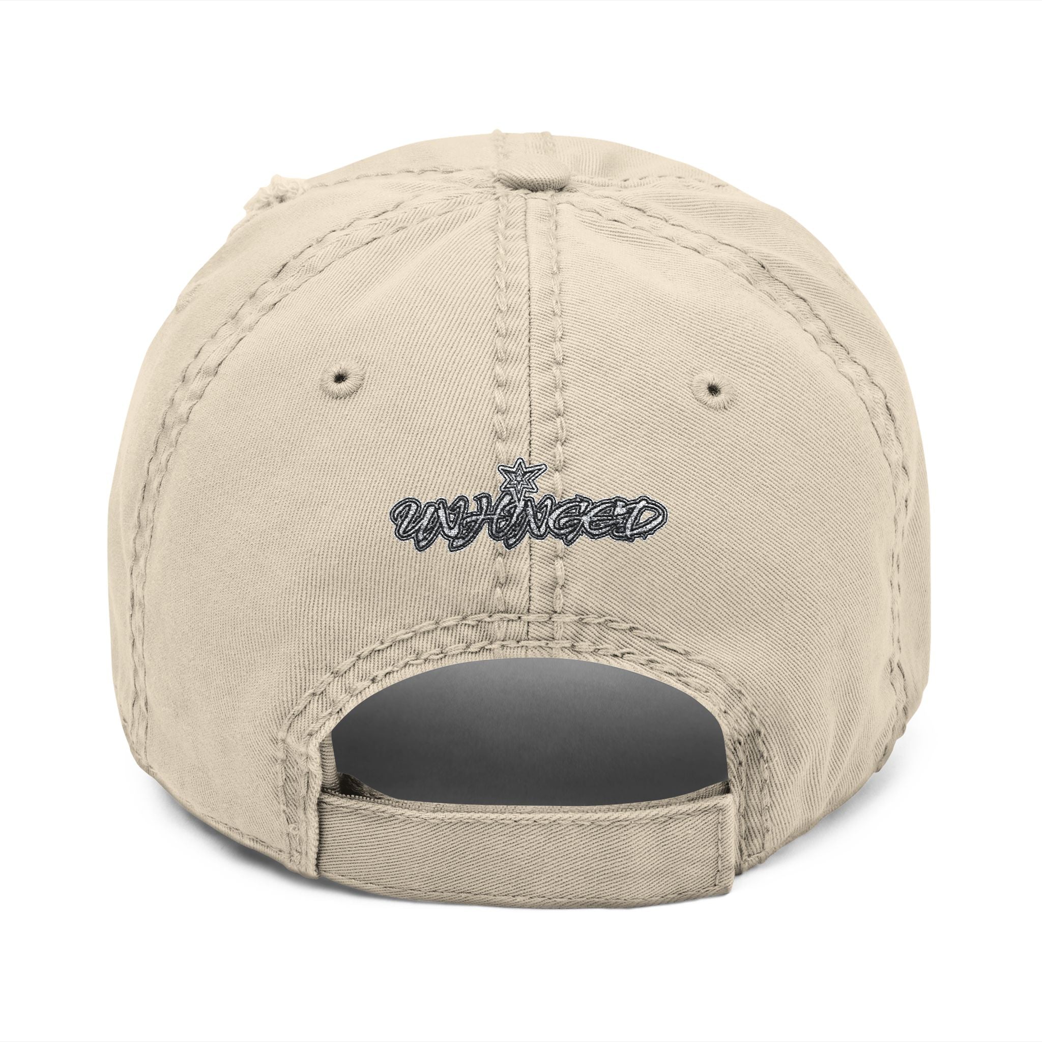 Copy of UNHINGEDBrands “anxiety” Distressed Dad Hat