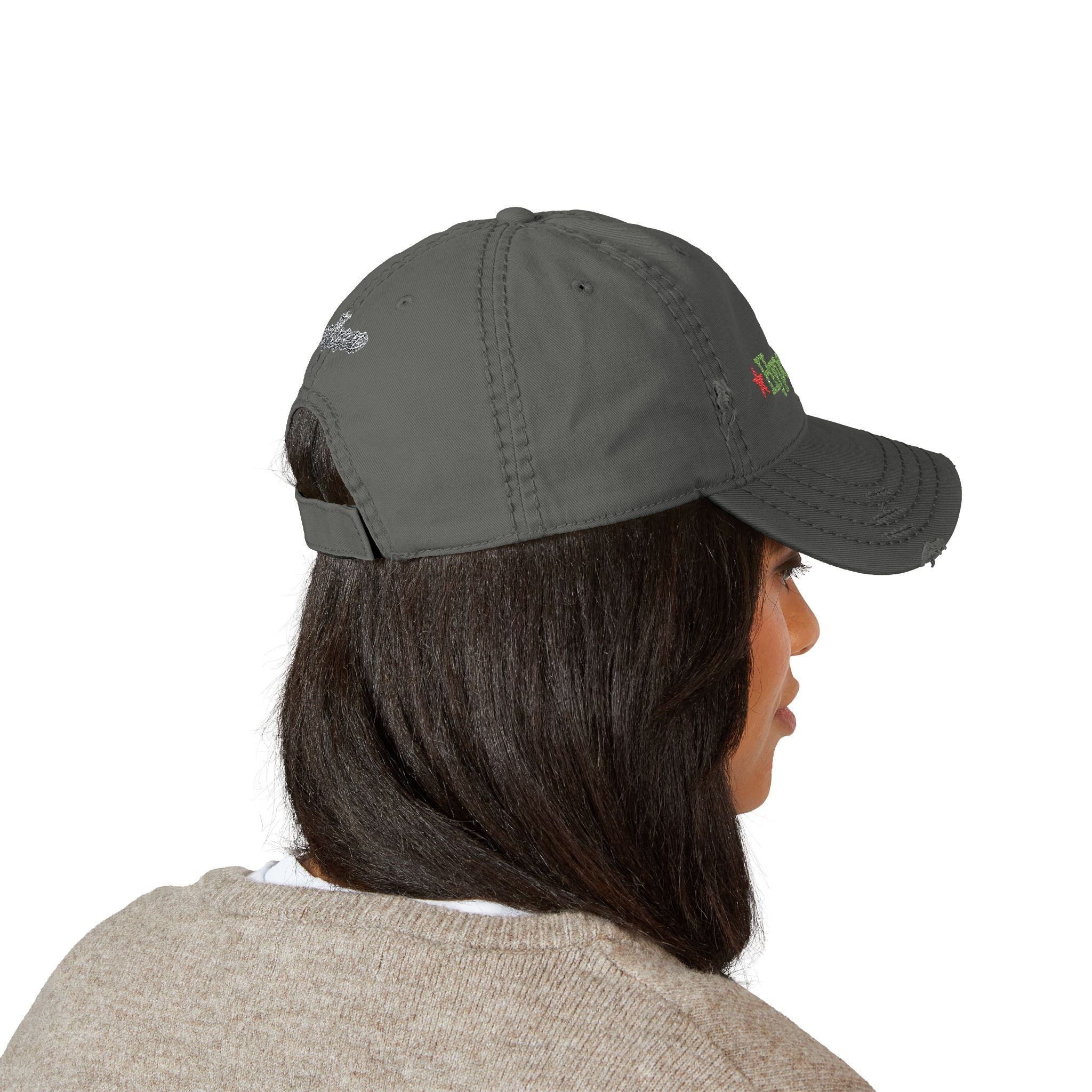 UNHINGEDBrands "Hyperfocus"  Distressed Dad Hat