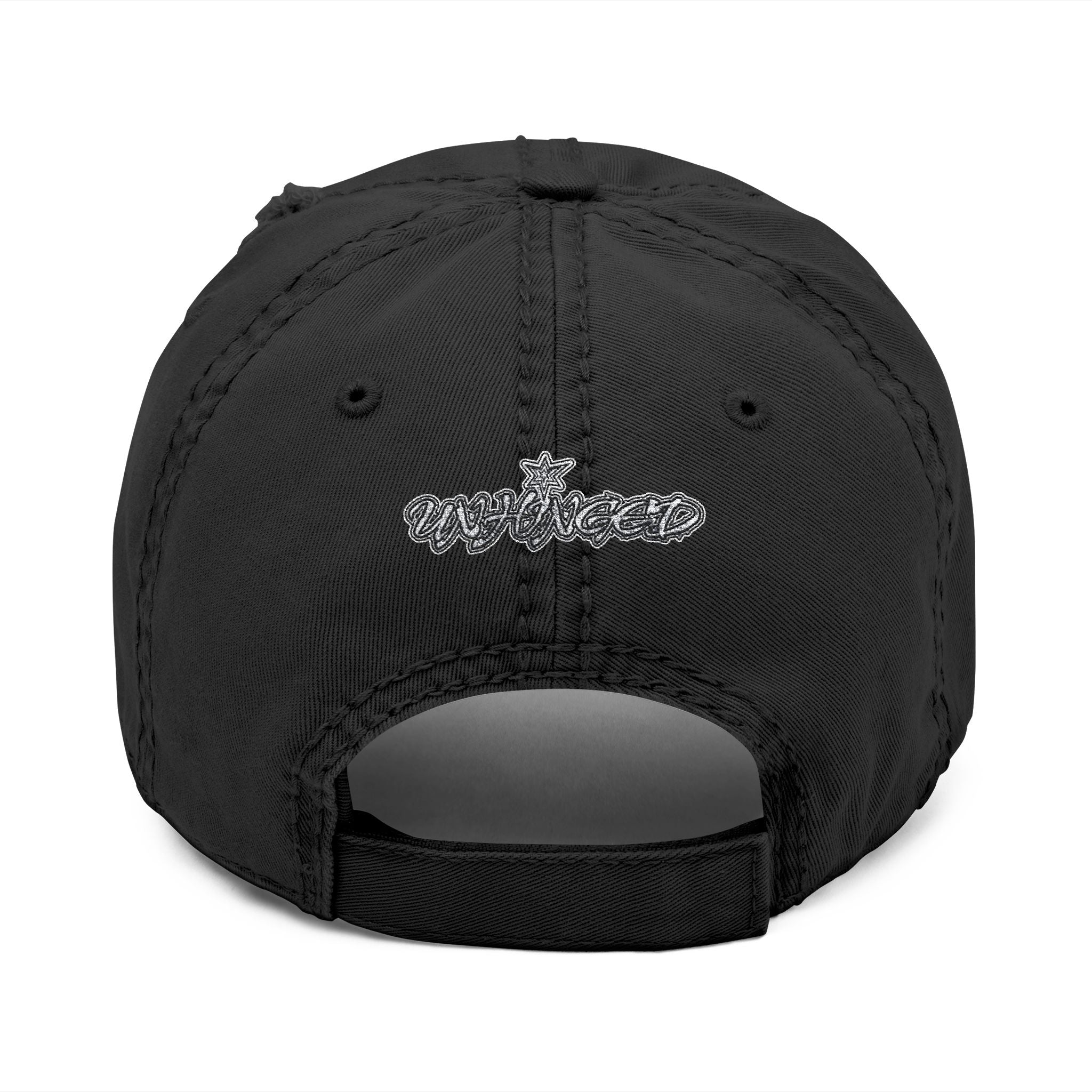 UNHINGEDBrands "Hyperfocus"  Distressed Dad Hat
