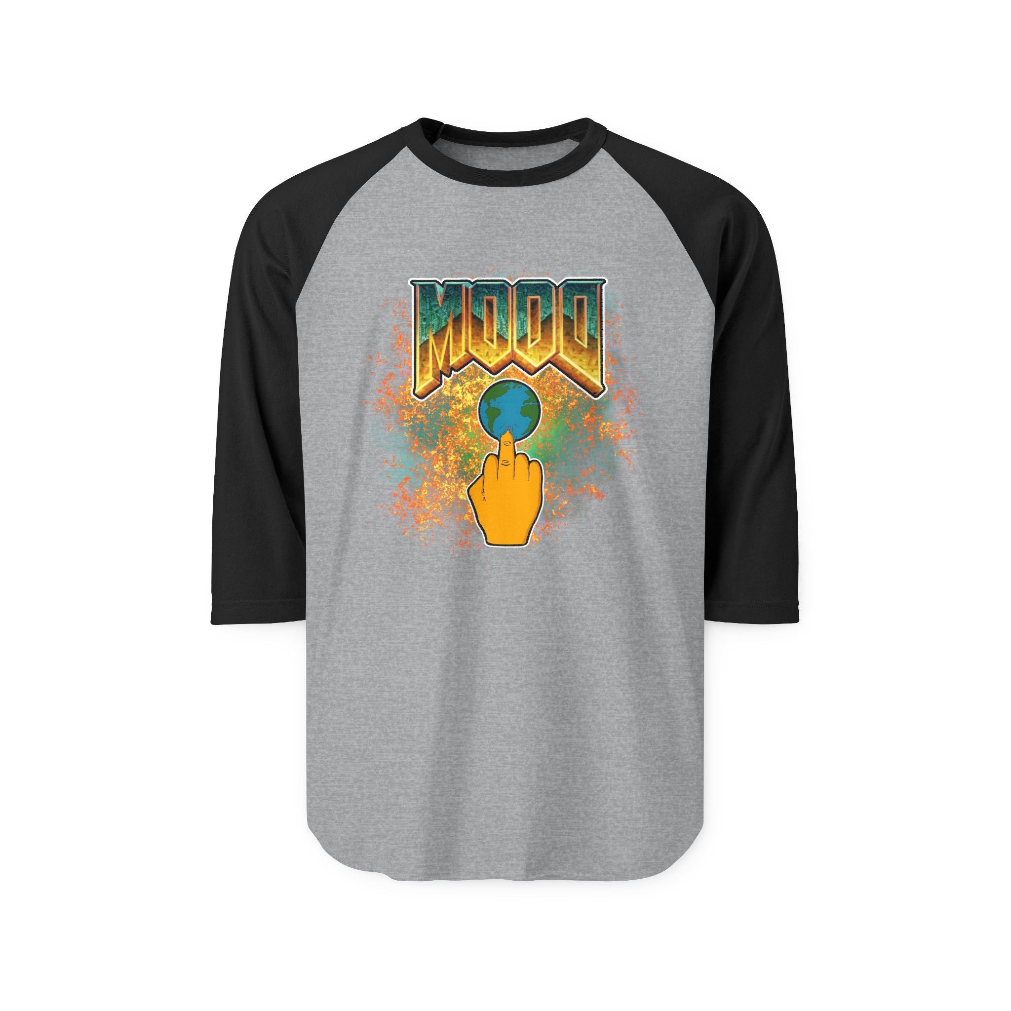 UNHINGEDBrands “MOOD:FTW” Baseball Tee
