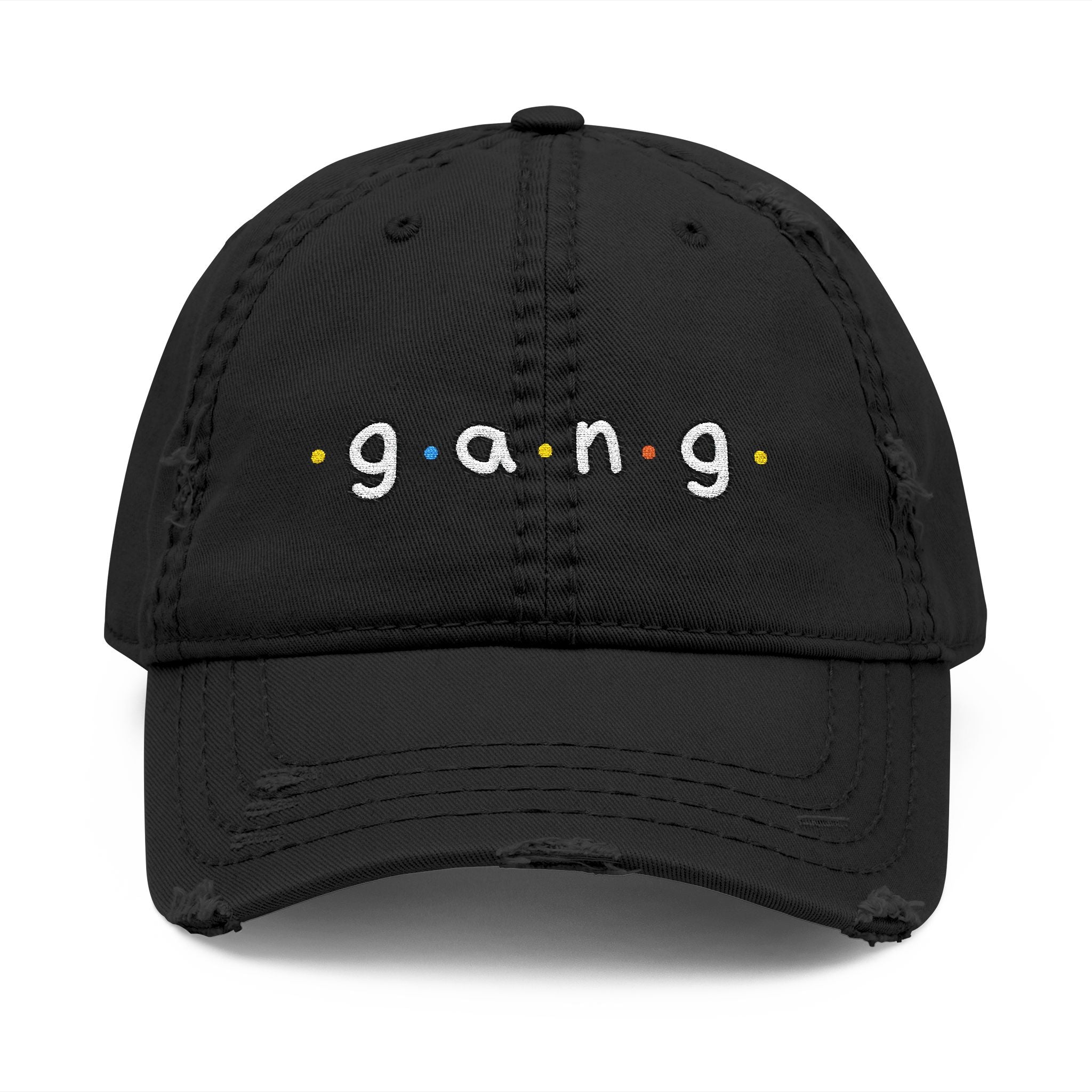 UNHINGEDBrands “gang” Distressed Dad Hat