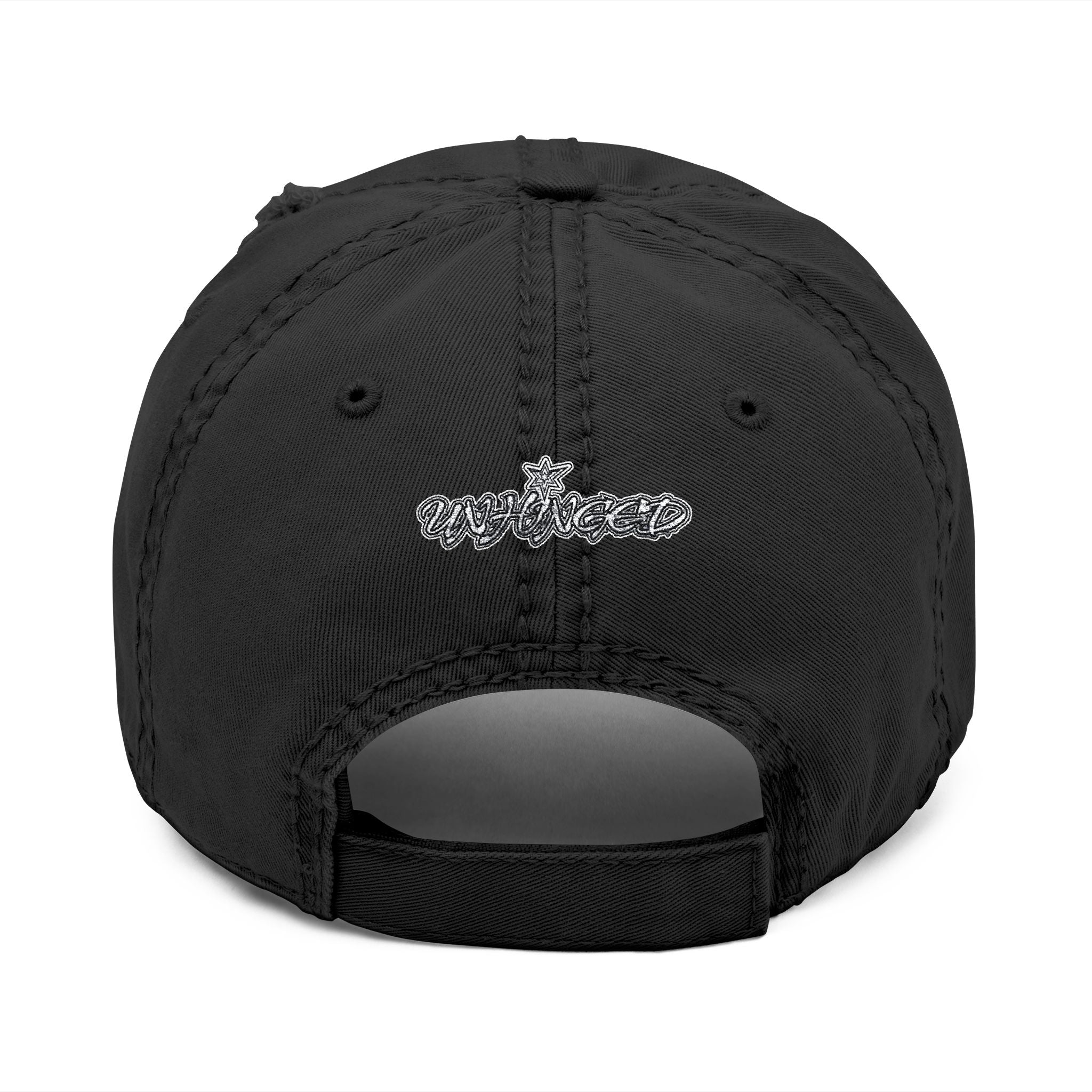 UNHINGEDBrands “gang” Distressed Dad Hat