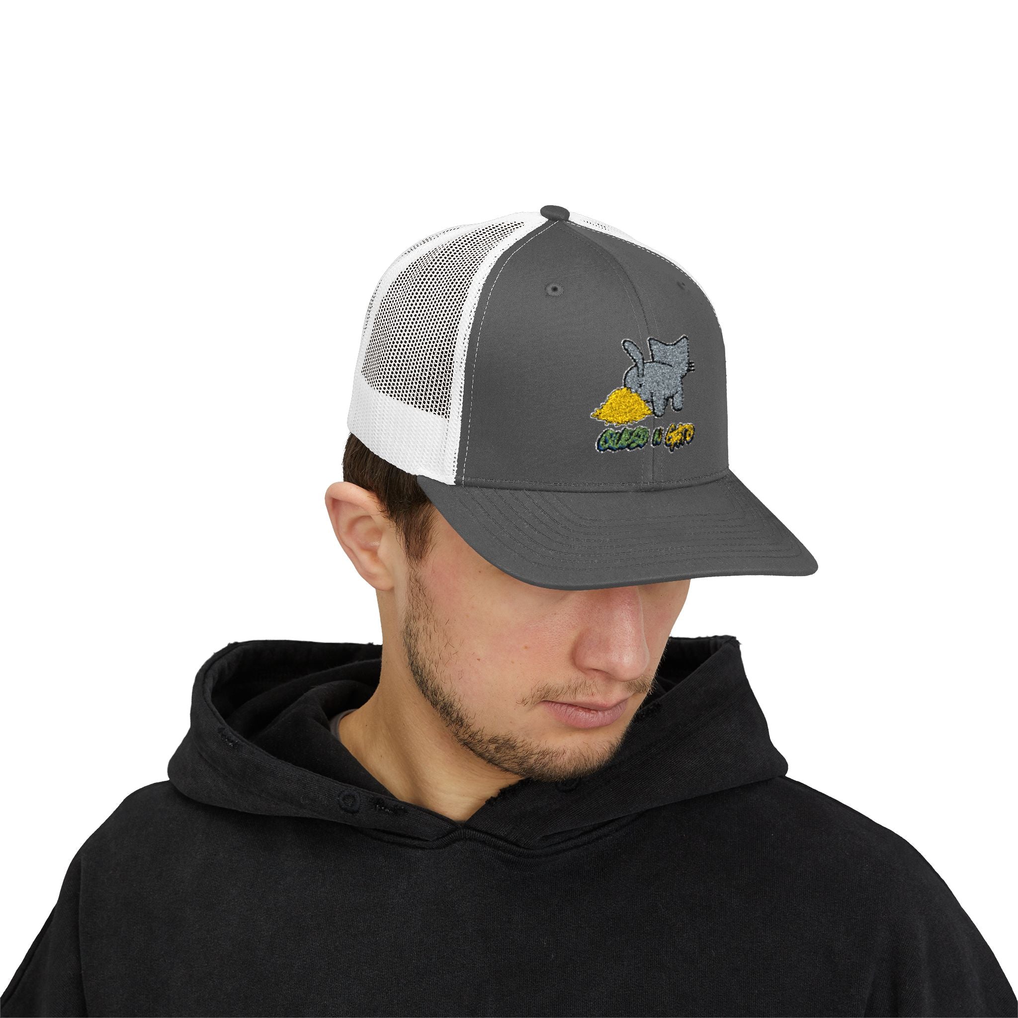 UNHINGEDBrands “Queso N Gato” Trucker Hat