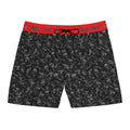Men's Snake Print Swim Shorts – Mid-Length All-Over-Print Beach Trunks