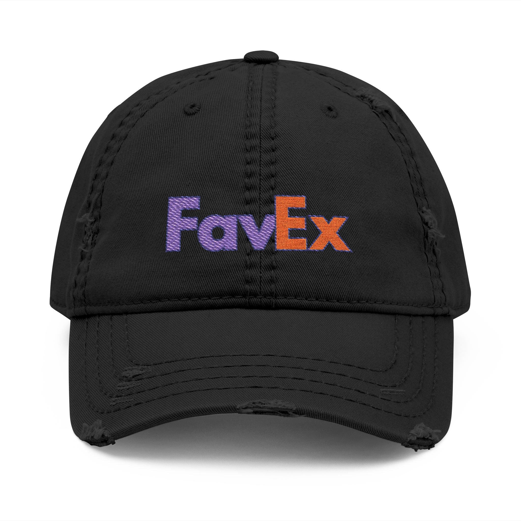 UNHINGEDBrands “FavEx” Distressed Dad Hat
