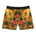 Men's Snake Print Swim Shorts – Mid-Length All-Over-Print Beach Trunks
