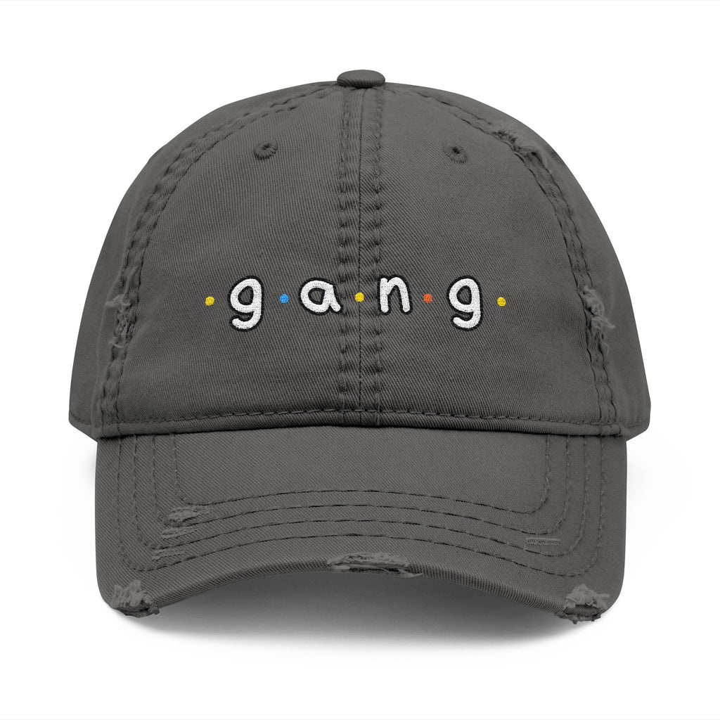 UNHINGEDBrands “gang” Distressed Dad Hat