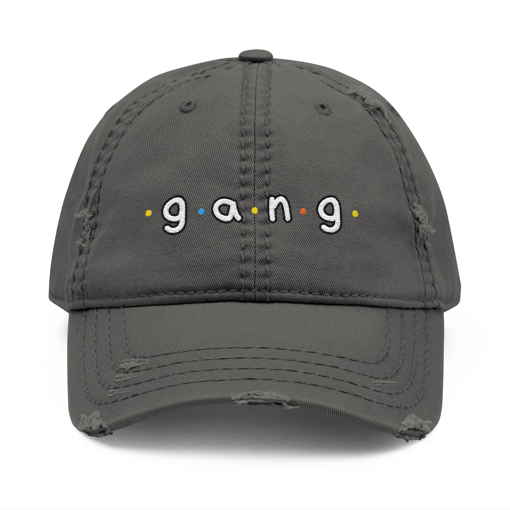 UNHINGEDBrands “gang” Distressed Dad Hat