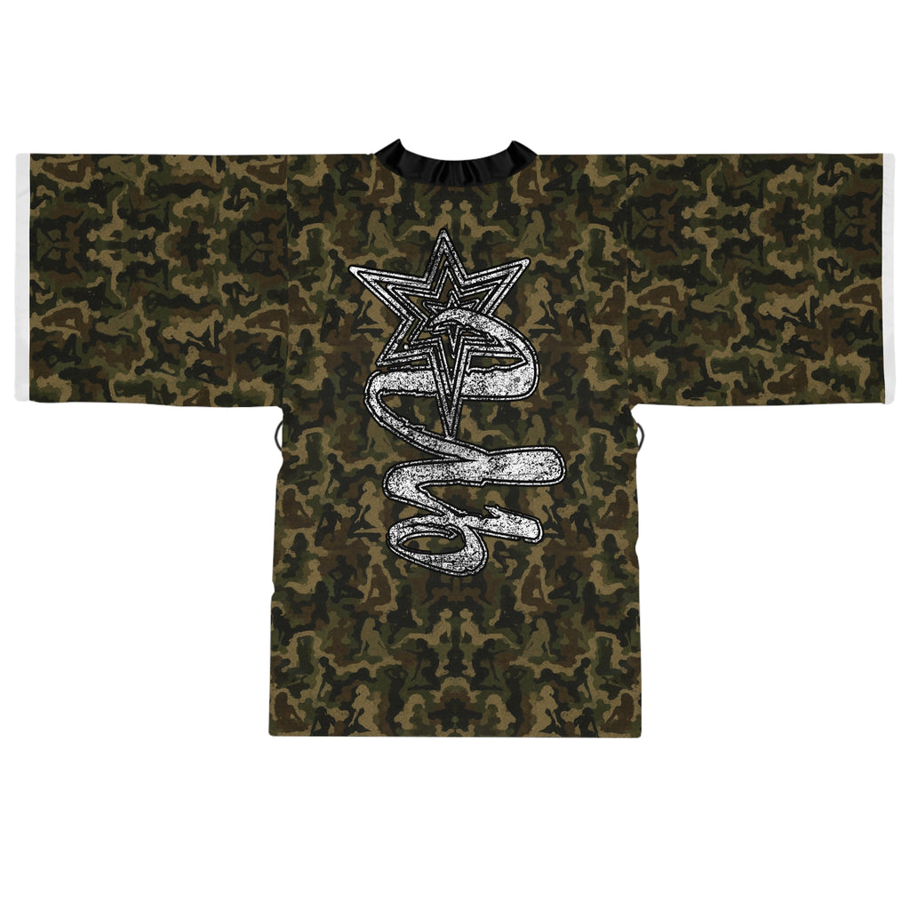 UNHINGEDBrands “Babe Camo” Kimono robe