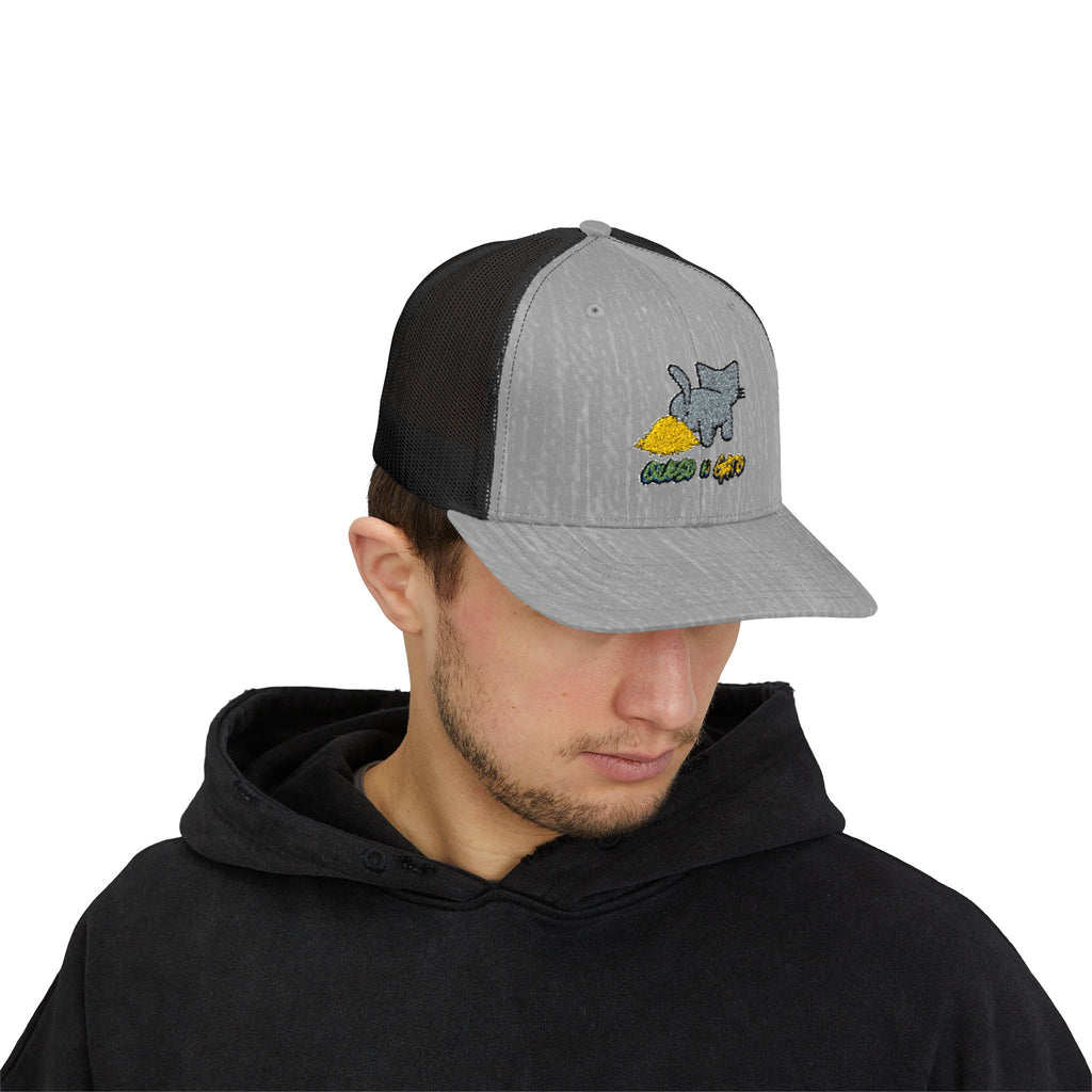 UNHINGEDBrands “Queso N Gato” Trucker Hat