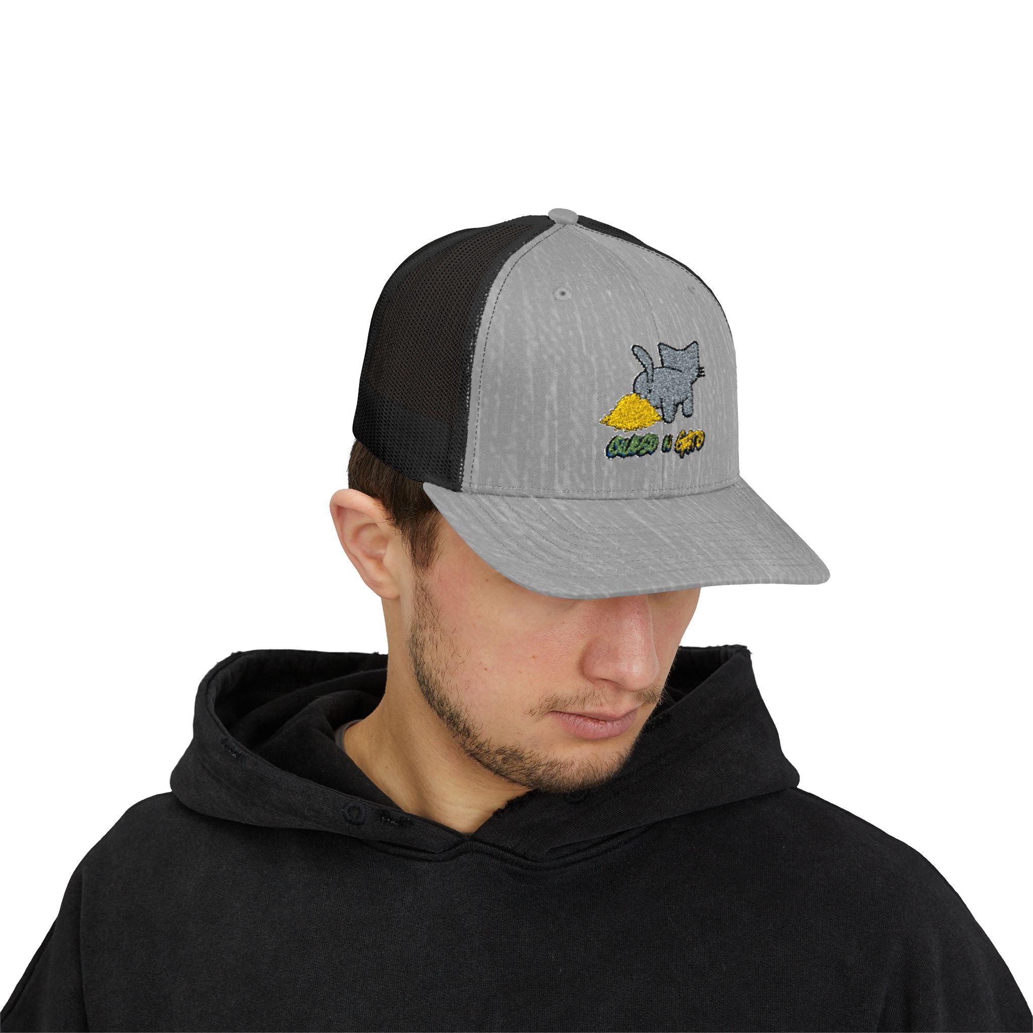 UNHINGEDBrands “Queso N Gato” Trucker Hat
