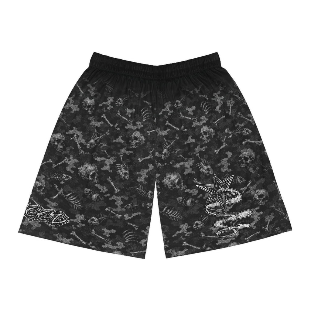 Copy of Camo Graffiti Basketball Shorts — All-Over Print Athletic Shorts