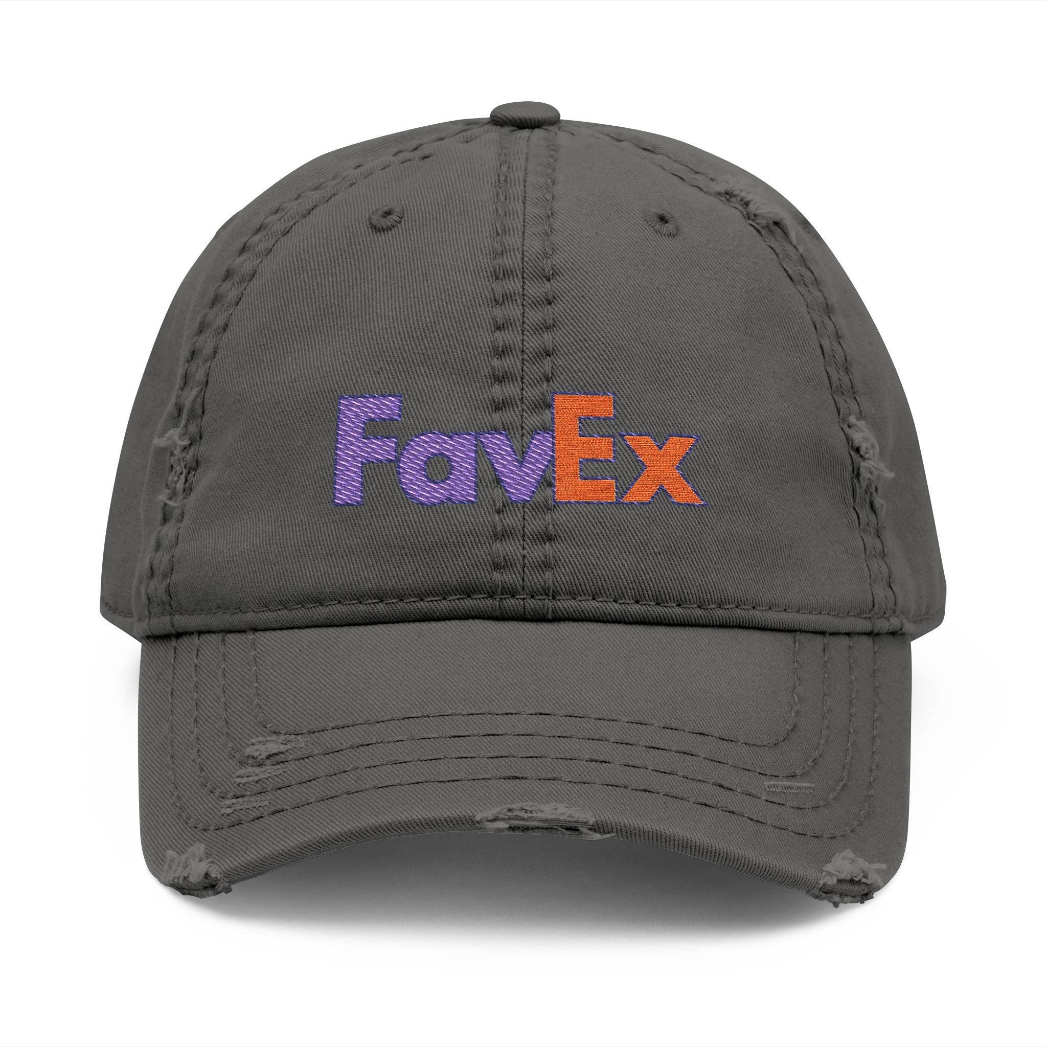 UNHINGEDBrands “FavEx” Distressed Dad Hat