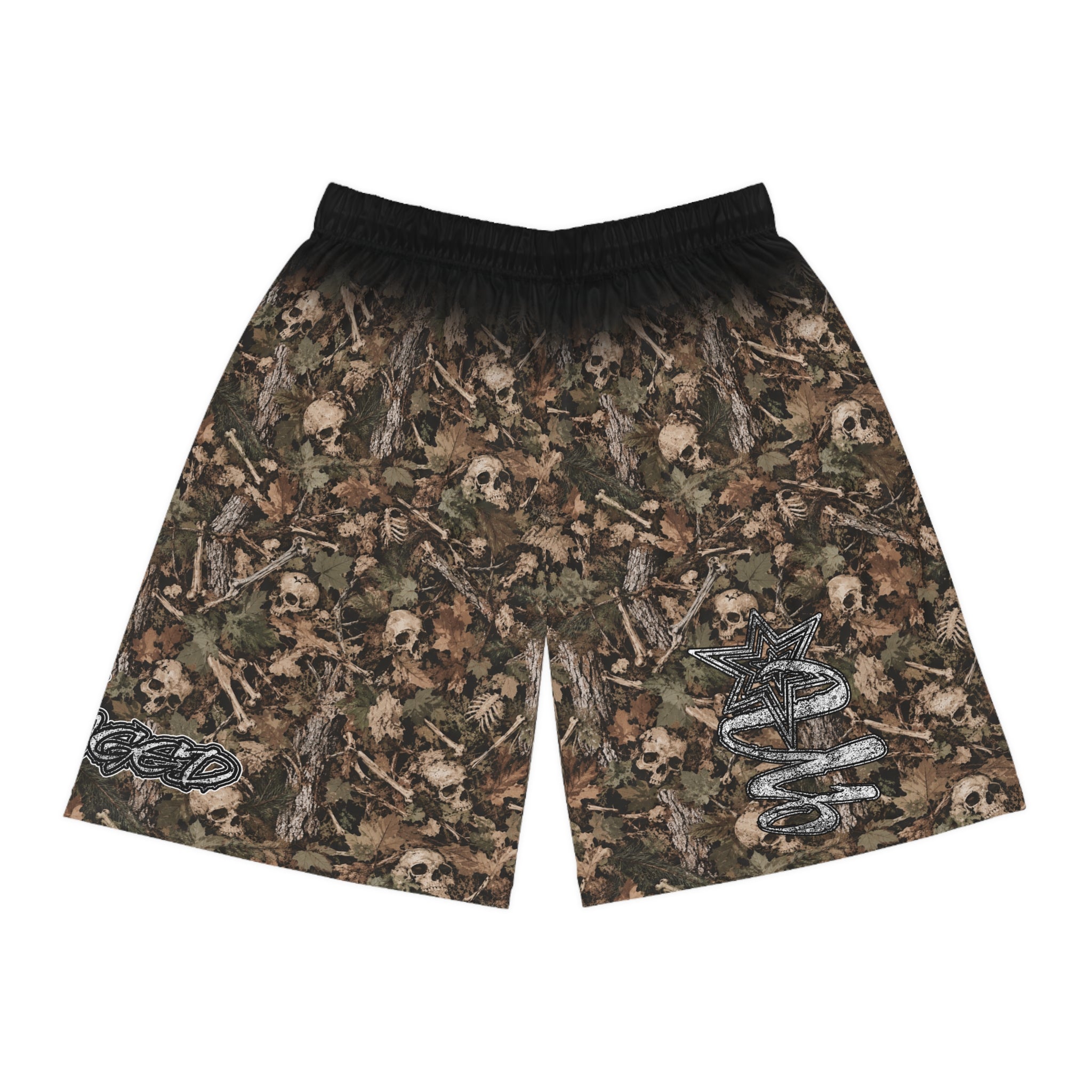 Copy of Camo Graffiti Basketball Shorts — All-Over Print Athletic Shorts