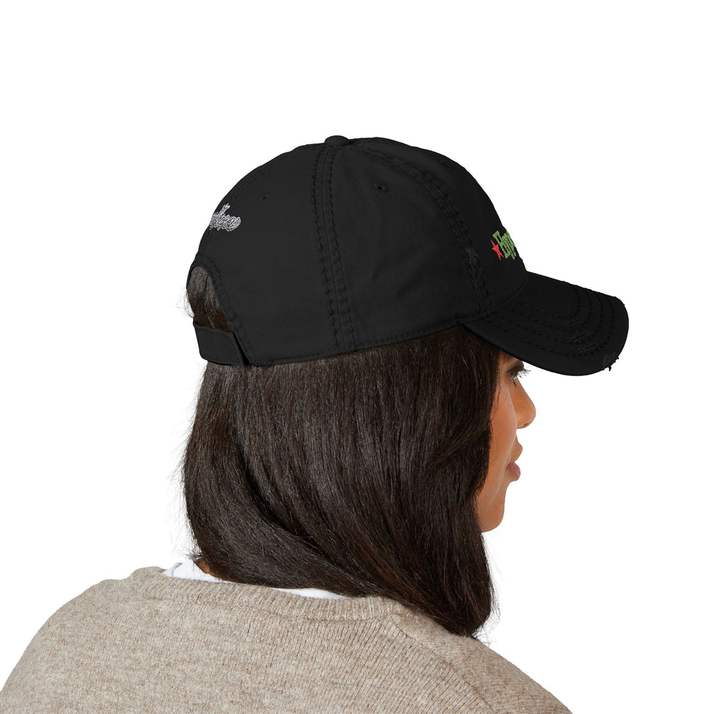 UNHINGEDBrands "Hyperfocus"  Distressed Dad Hat