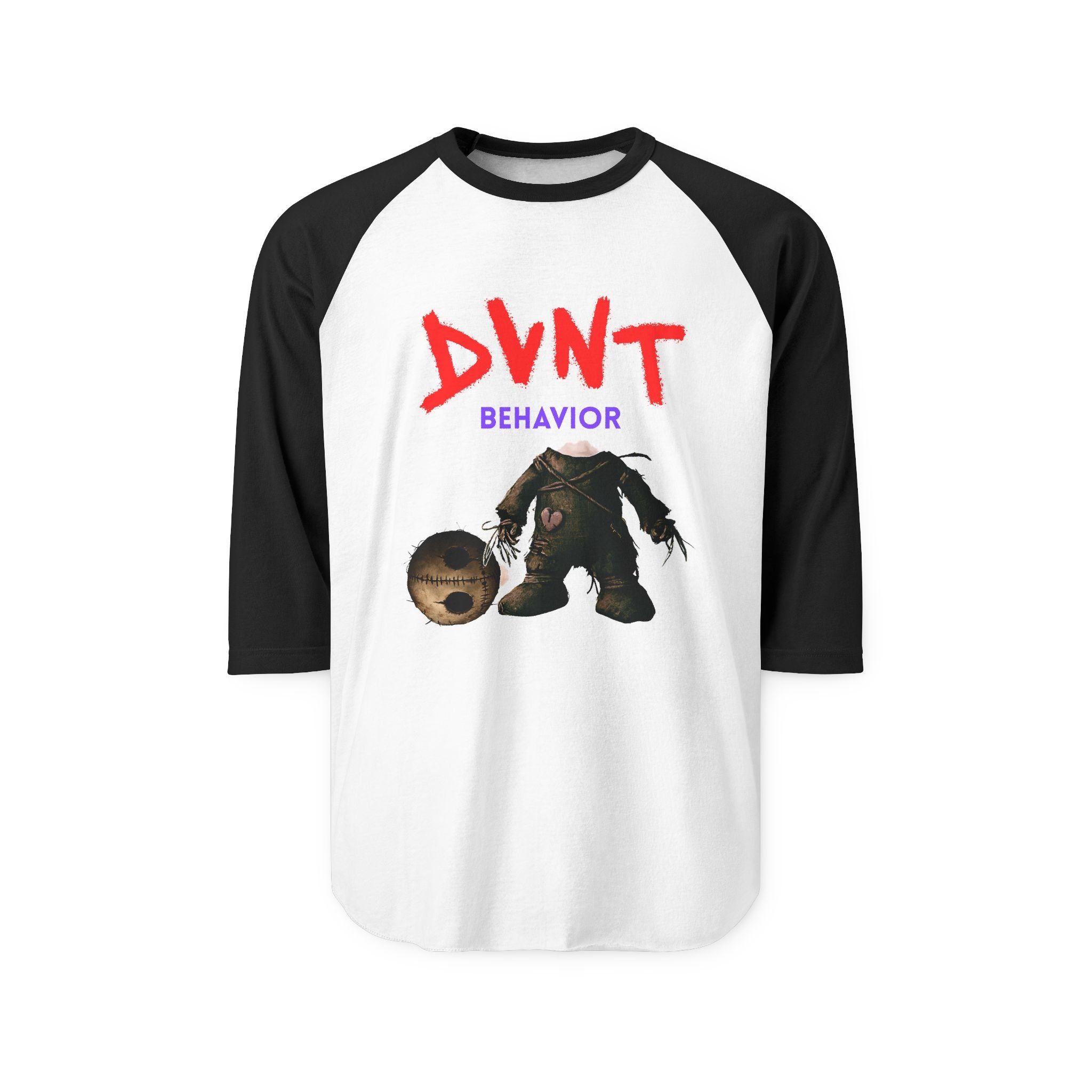 UNHINGEDBrands “DVNT behavior” Baseball Tee