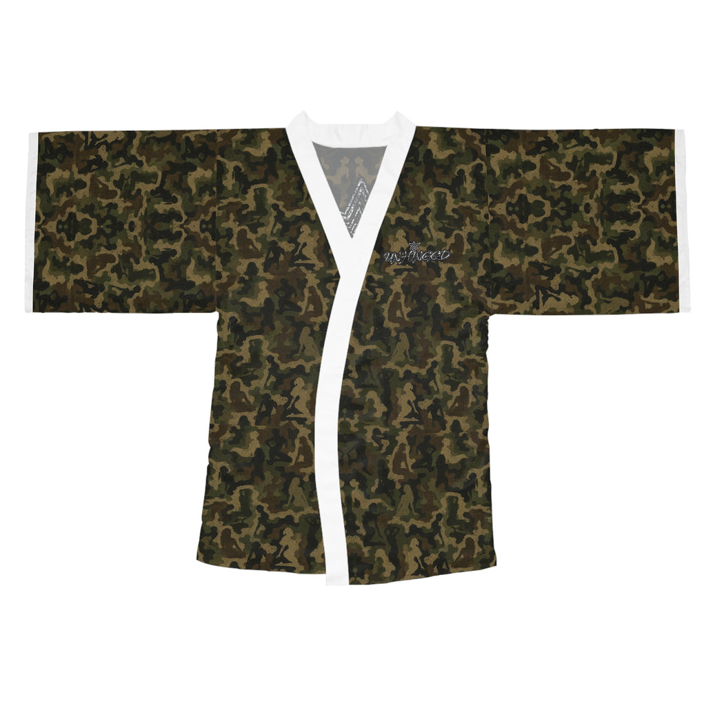 UNHINGEDBrands “Babe Camo” Kimono robe
