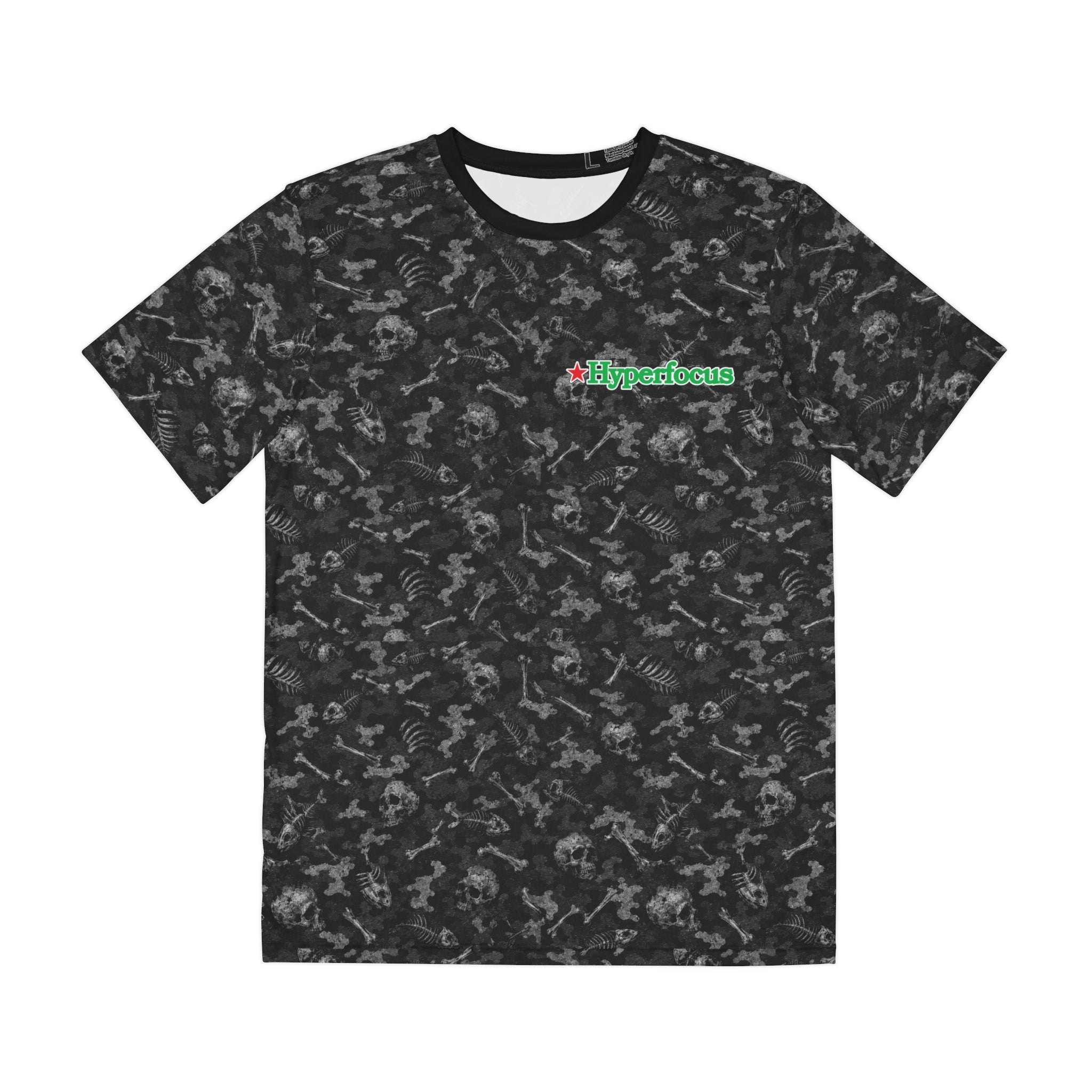 UNHINGEDBrands “Hyperfocus Noir Skull Camo” Tshirt