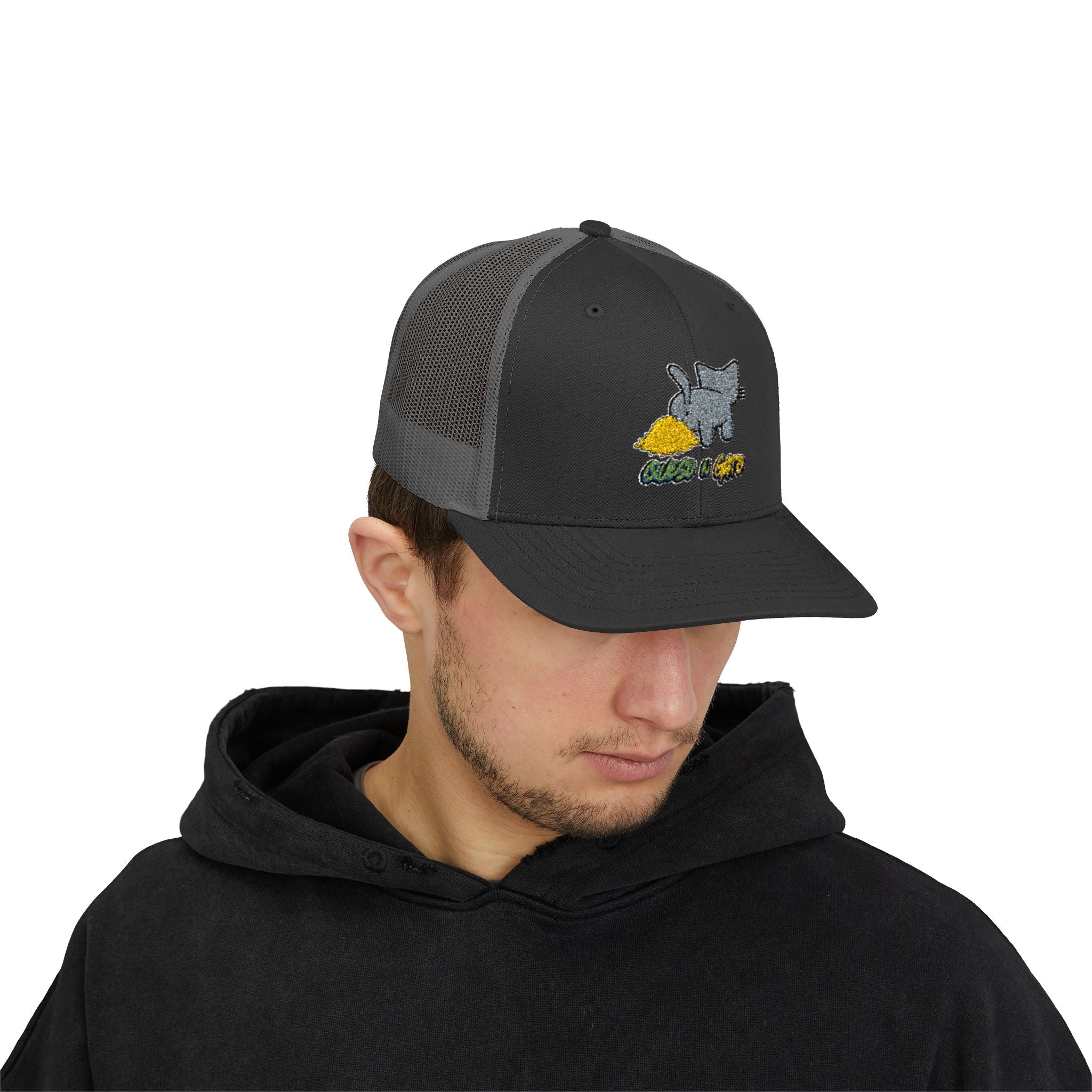 UNHINGEDBrands “Queso N Gato” Trucker Hat