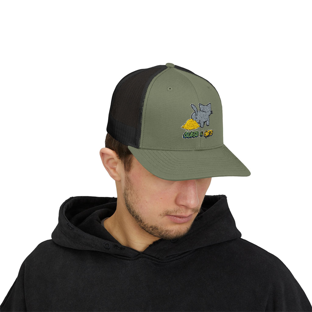 UNHINGEDBrands “Queso N Gato” Trucker Hat