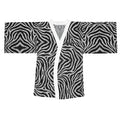 UNHINGEDBrands “ZebraBumps” Kimono robe