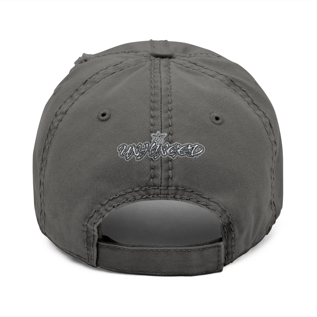UNHINGEDBrands "Hyperfocus"  Distressed Dad Hat
